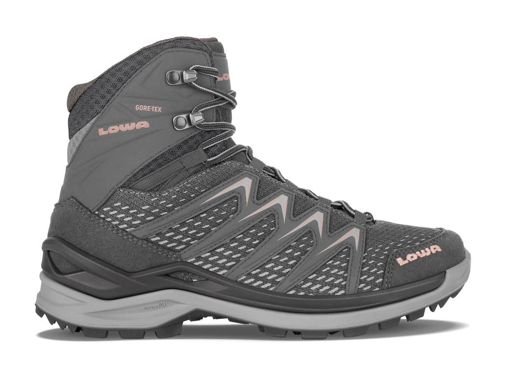 Lowa Innox Pro Gtx Mid Hoge Wandelschoen Dames Anthracite/Rose 6